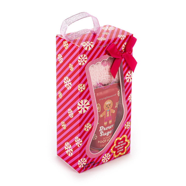 Coffret lotion pieds +chaussettes SUGAR FROSTED LAND