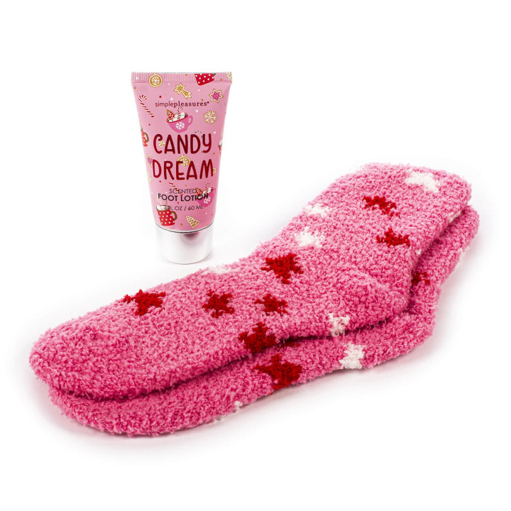 Coffret lotion pieds +chaussettes SUGAR FROSTED LAND