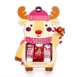 Coffret 3 crèmes mains SUGAR FROSTED LAND, 3 senteurs