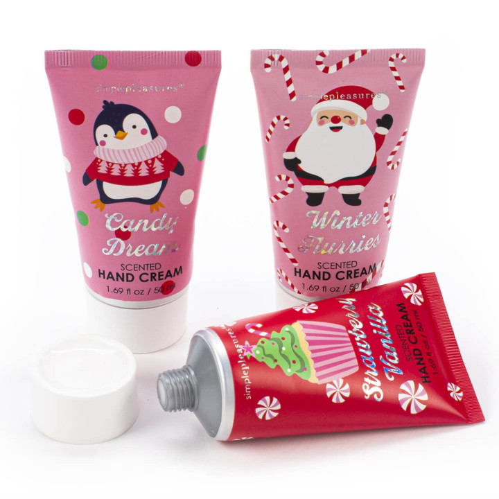 Coffret 3 crèmes mains SUGAR FROSTED LAND, 3 senteurs