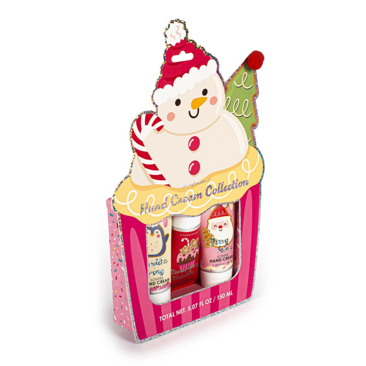 PROMO Coffret 3 crèmes mains SUGAR FROSTED LAND, 3 senteurs