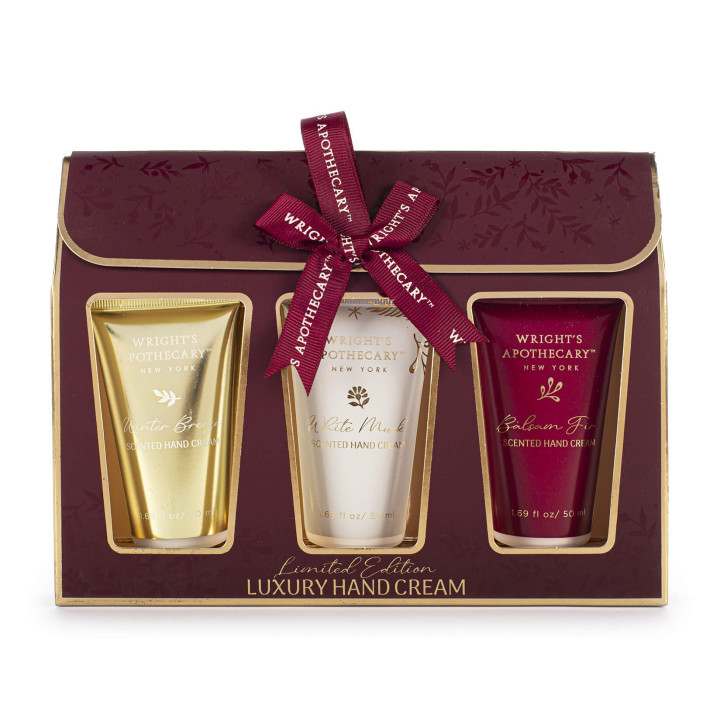 PROMO Coffret 3 crèmes mains  LUXURY WINTER, 3 senteurs