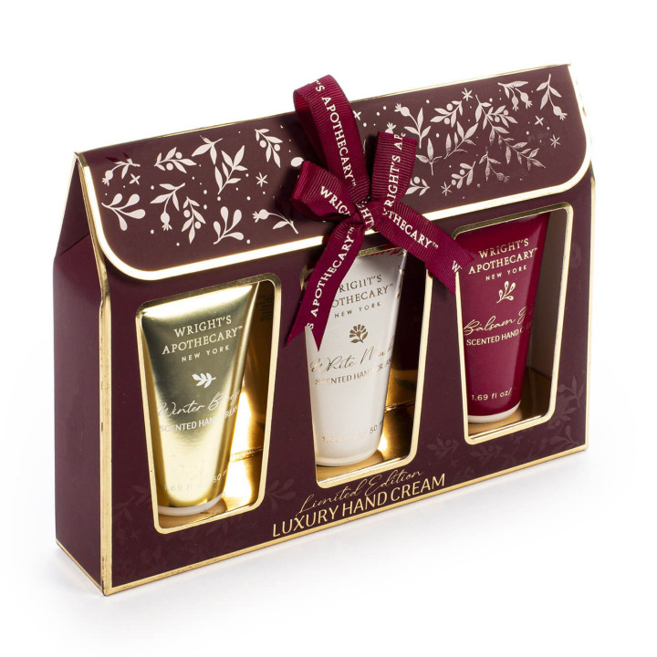 PROMO Coffret 3 crèmes mains  LUXURY WINTER, 3 senteurs