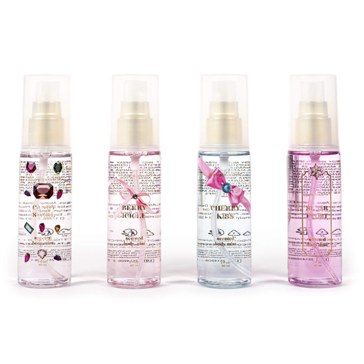 Coffret 4 brumes corps BEJEWELED, 4 senteurs