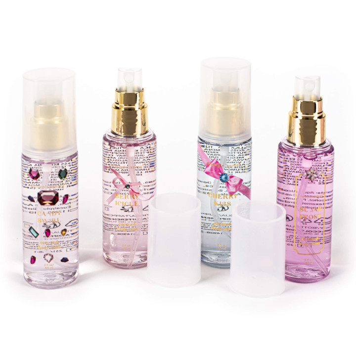 Coffret 4 brumes corps BEJEWELED, 4 senteurs