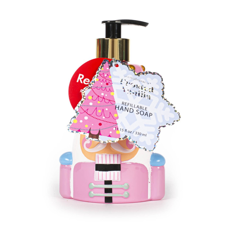 Distributeur savon mains 330ml NUTCRACKER, senteur  Frosted Vanilla