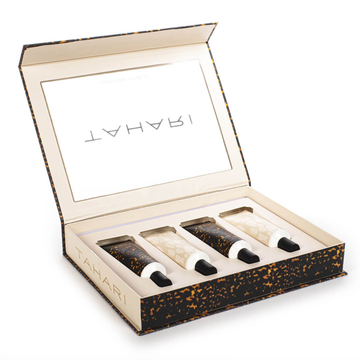 Coffret 4 crèmes mains TAHARI