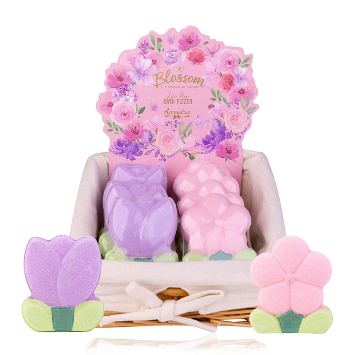 Galet effervescent 100g BLOSSOM, 2 modèles assortis
