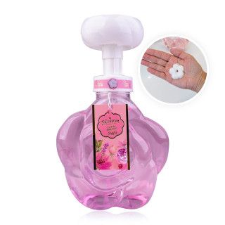 Distributeur savon mains mousse en forme de fleur  500ml BLOSSOM, senteur Lilas Rose
