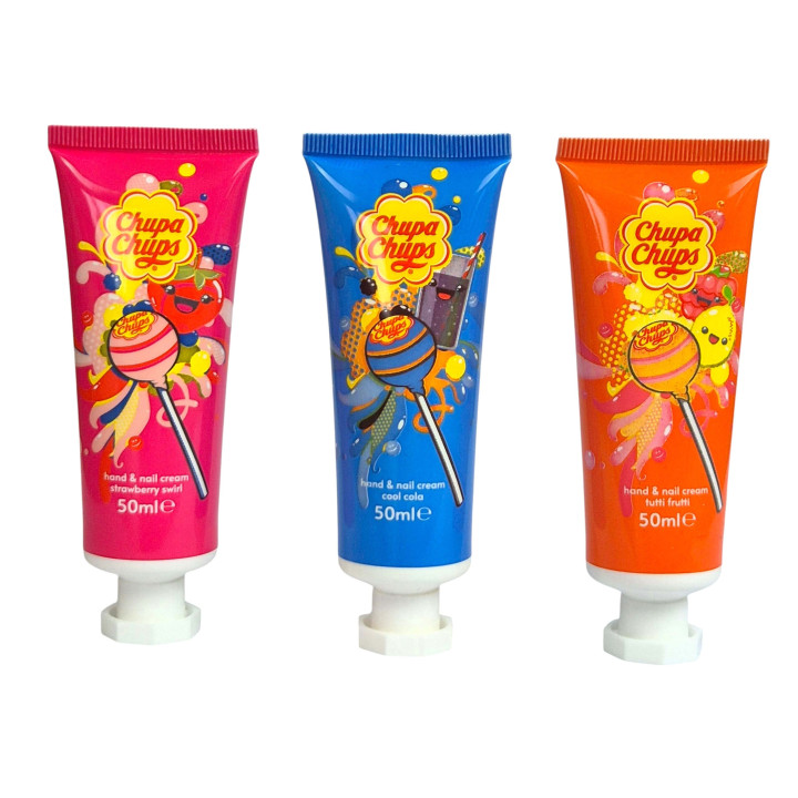 PROMO Crème mains CHUPA CHUPS, 3 senteurs assorties