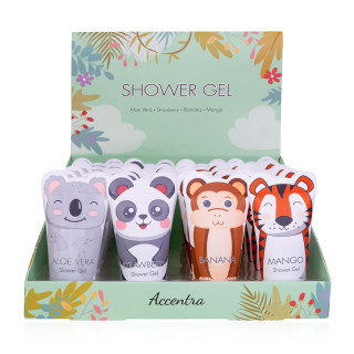 Gel douche 30ml ANIMALS, 4 modèles assortis