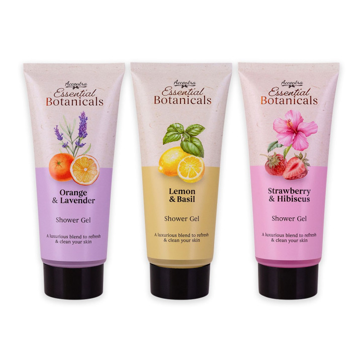 Gel douche ESSENTIAL BOTANICALS, 3 modèles assortis