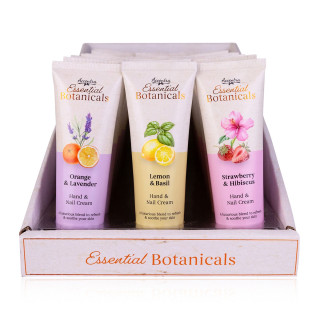 Crème mains & ongles 60ml ESSENTIAL BOTANICALS, 3 modèles assortis