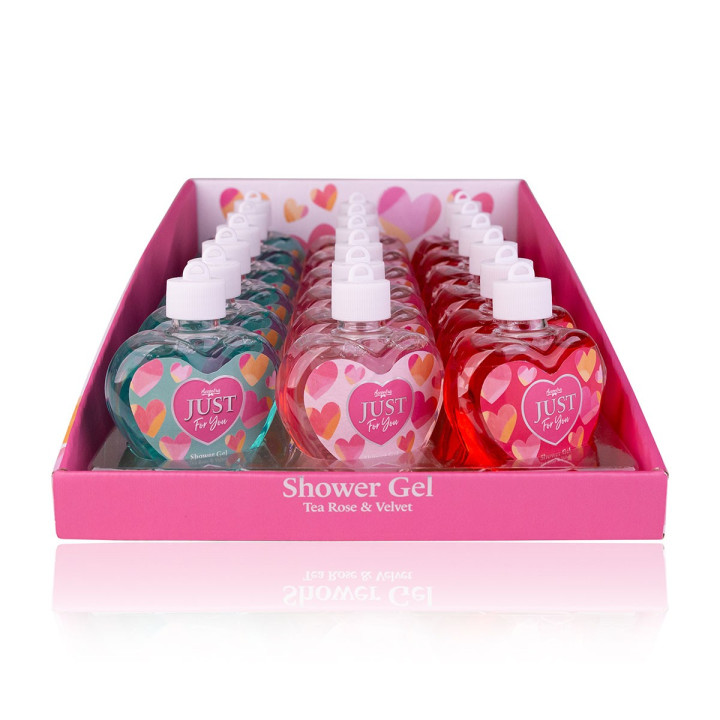 Gel douche 80ml JUST FOR YOU, 3 modèles assortis
