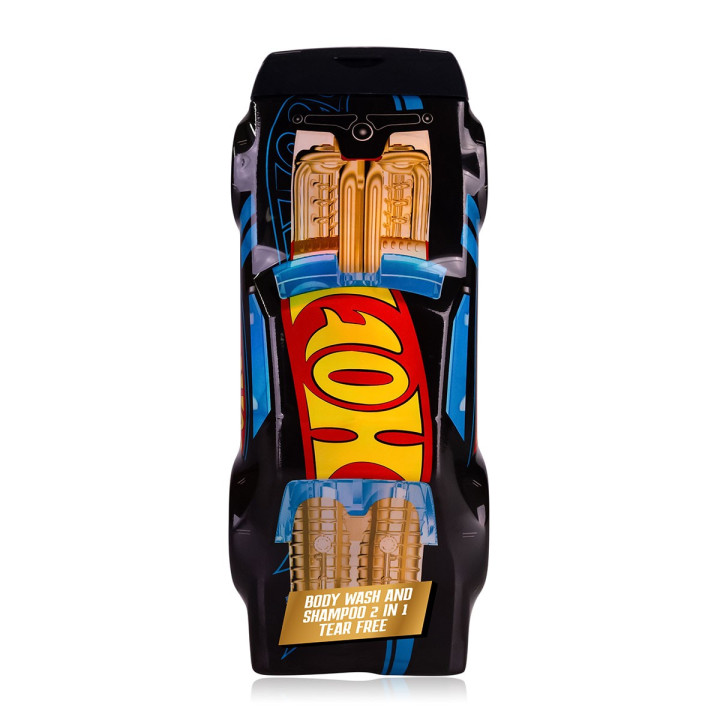 Gel douche 2en1 pour corps & cheveux 300ml HOT WHEELS, senteur Pomme