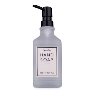 Distributeur savon mains en verre 500ml senteur : White Tea
