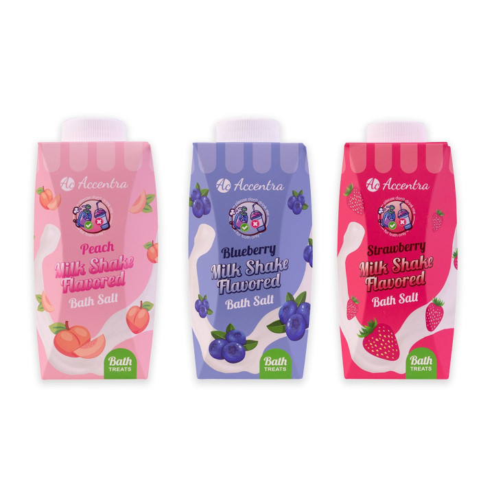 Sel de bain 200g MILK SHAKE,3 modèles assortis