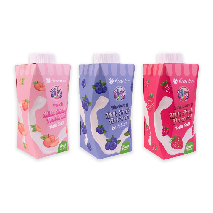 Sel de bain 200g MILK SHAKE,3 modèles assortis