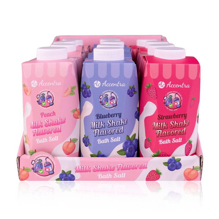 Sel de bain 200g MILK SHAKE,3 modèles assortis