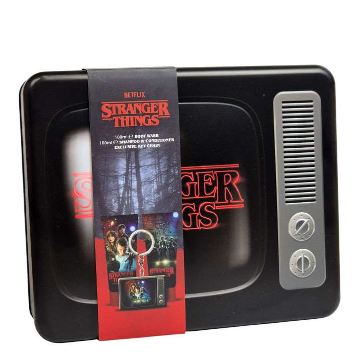 PROMO Coffret corps+porte clé STRANGER THINGS