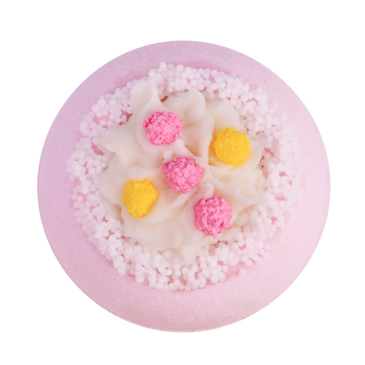 Boule effervescente pour le bain "SWEET PARADISE" 190g, senteur  Fraise/Framboise