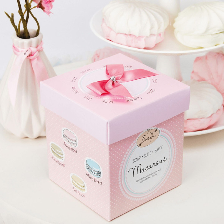Coffret de 8 savons glycérine MACARON