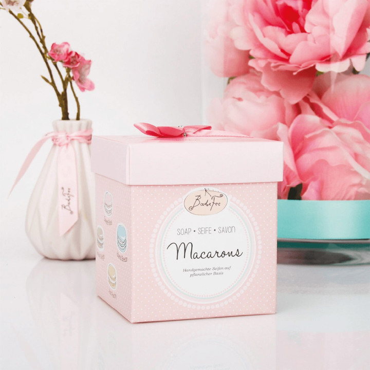 Coffret de 8 savons glycérine MACARON
