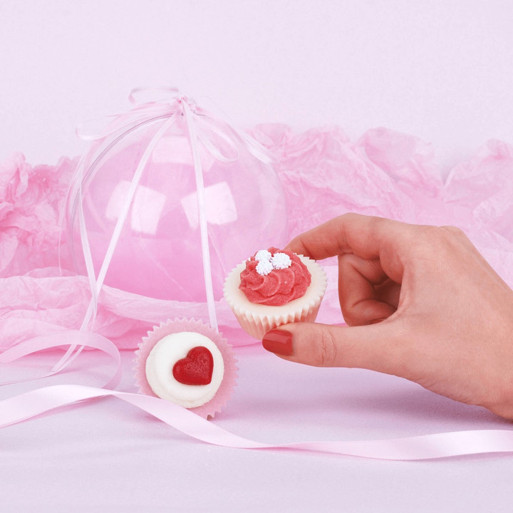 Coffret de 4 Cakes crémeux pour le bain PETIT AMOUR