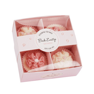Coffret de 4 Cakes  crémeux pour le bain CANDY CRUSH