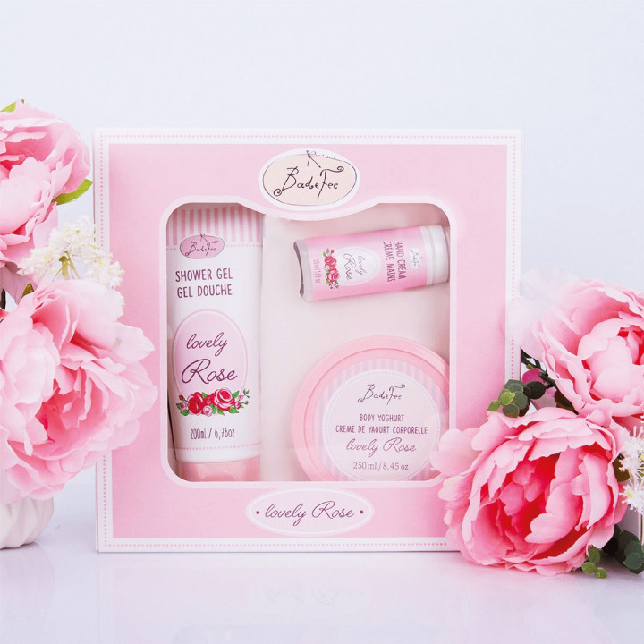 Coffret pour le corps YOGHURT LINE, senteur Rose