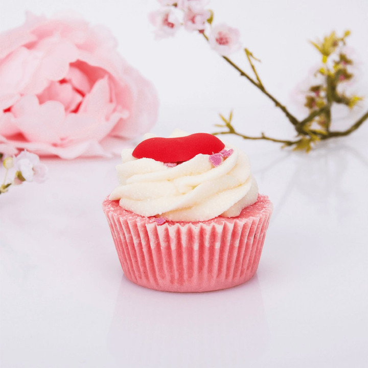 Cupcake de bain crémeux 100g AMORE