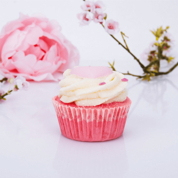 Cupcake de bain crémeux 100g AMORE