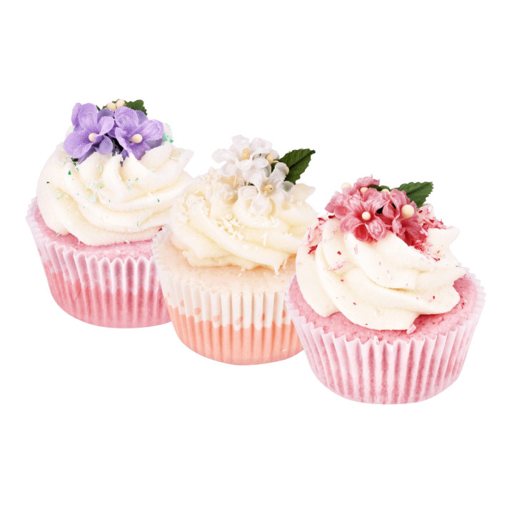 Cupcake de bain crémeux 100g BLOSSOM MIX