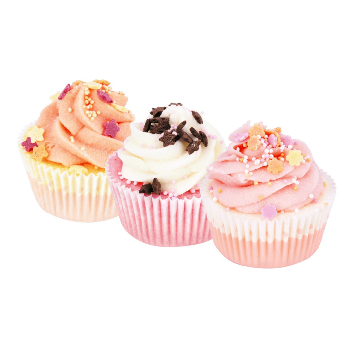 Cupcake de bain crémeux 100g FIESTA MIX