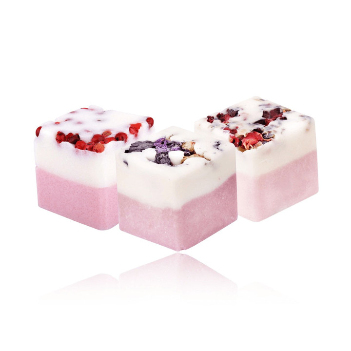 Cube de bain crémeux 50g MIX ROSE