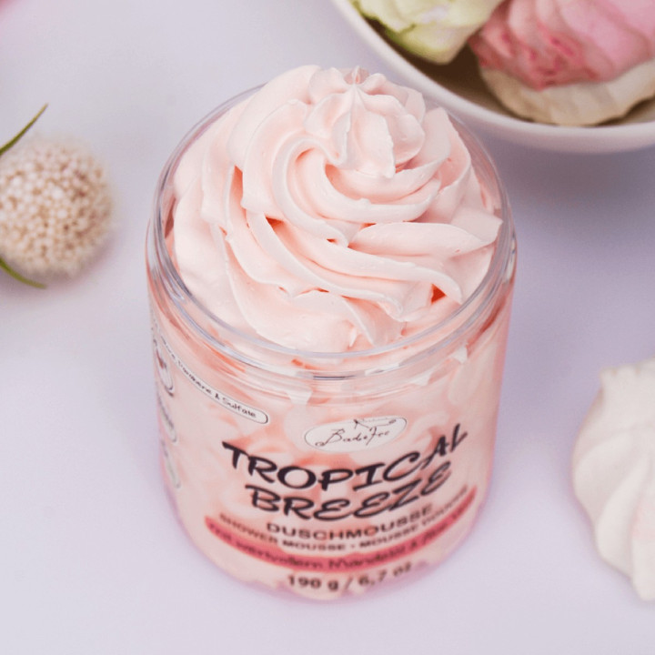Mousse de douche 190g TROPICAL BREEZE, senteur Grenade