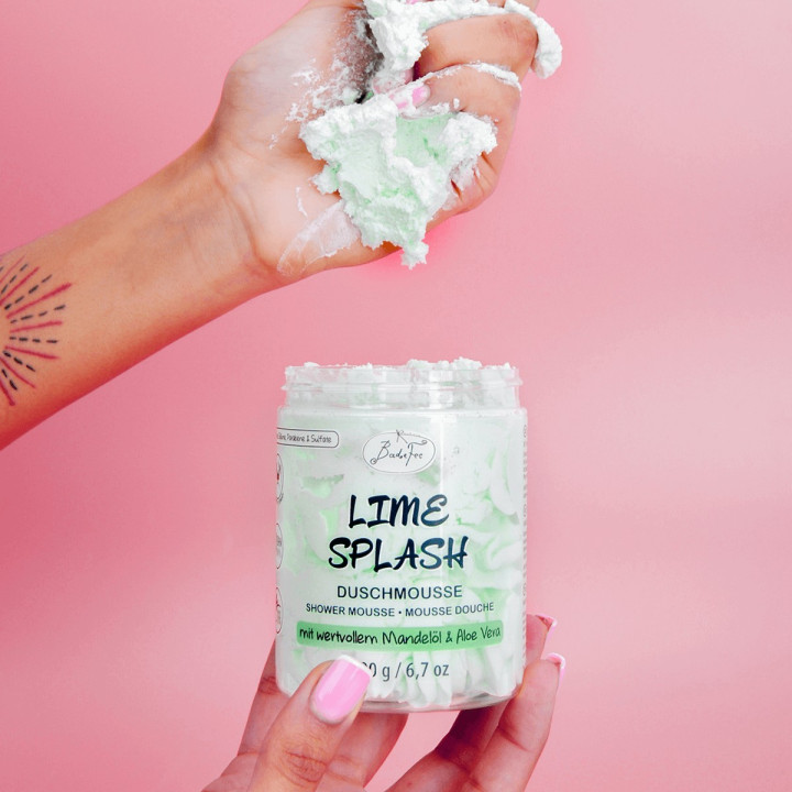 Mousse de douche 190g LIME SPLASH, senteur Citron