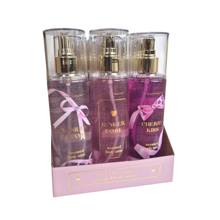 Brume pour le corps 250ml BEJEWELED, 3 senteurs assorties