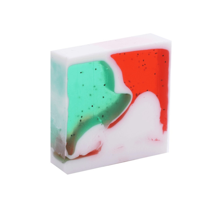 Savon glycérine 100g MELON FRESH, senteur Thé vert,Pastèque