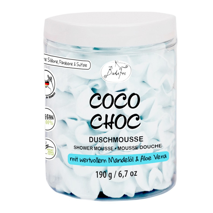 Mousse de douche 190g COCO CHOCO, senteurs Nougat, Chocolat