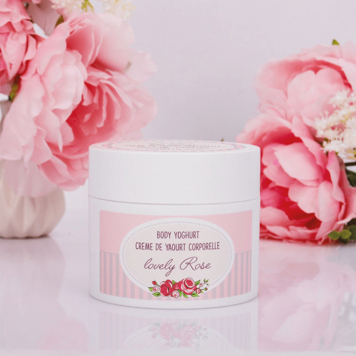 Lait corps 250ml YOGHURT LINE, senteur Rose