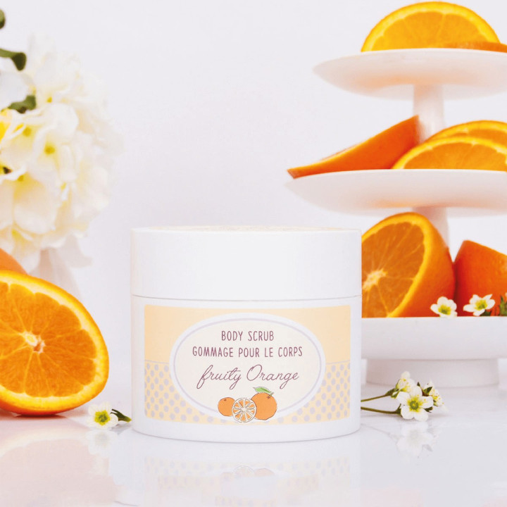 Gommage corps 350ml YOGHURT LINE , senteur Orange