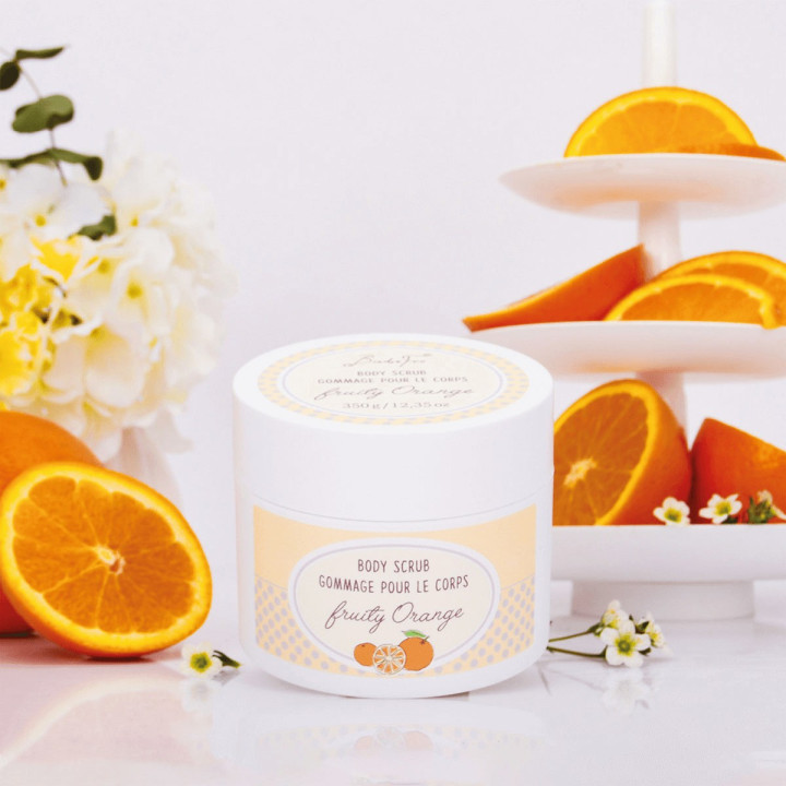 Gommage corps 350ml YOGHURT LINE , senteur Orange