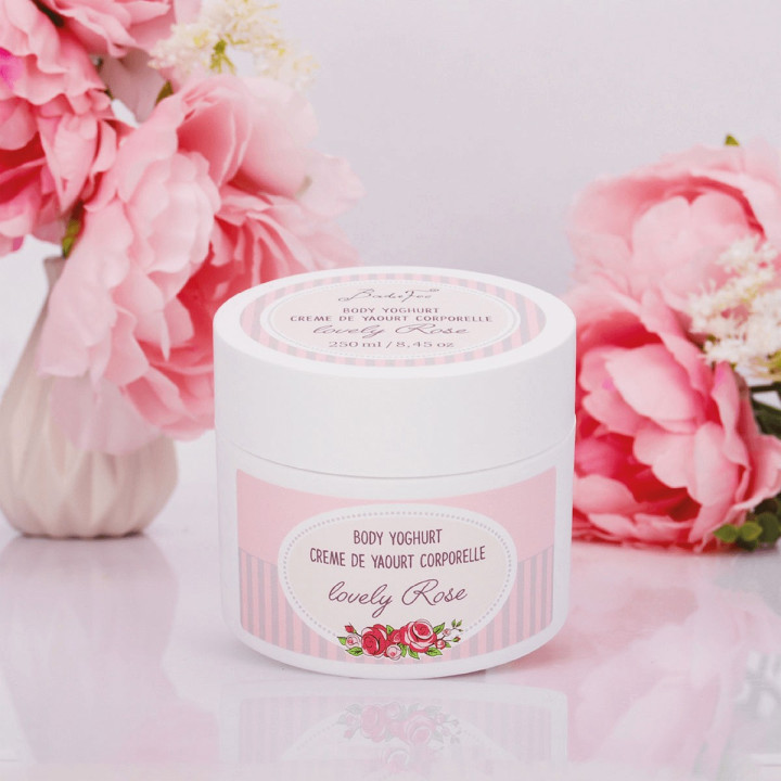 Lait corps 250ml YOGHURT LINE, senteur Rose