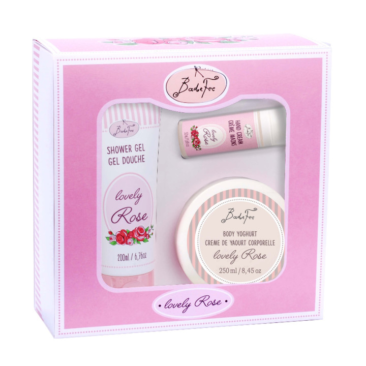 Coffret pour le corps YOGHURT LINE, senteur Rose