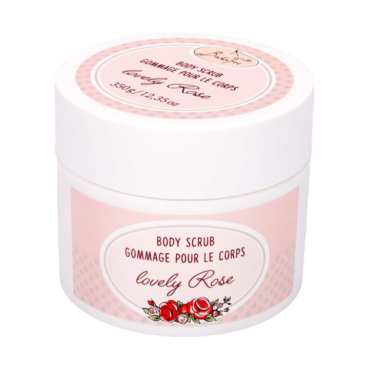 Gommage corps 350ml YOGHURT LINE, senteur Rose