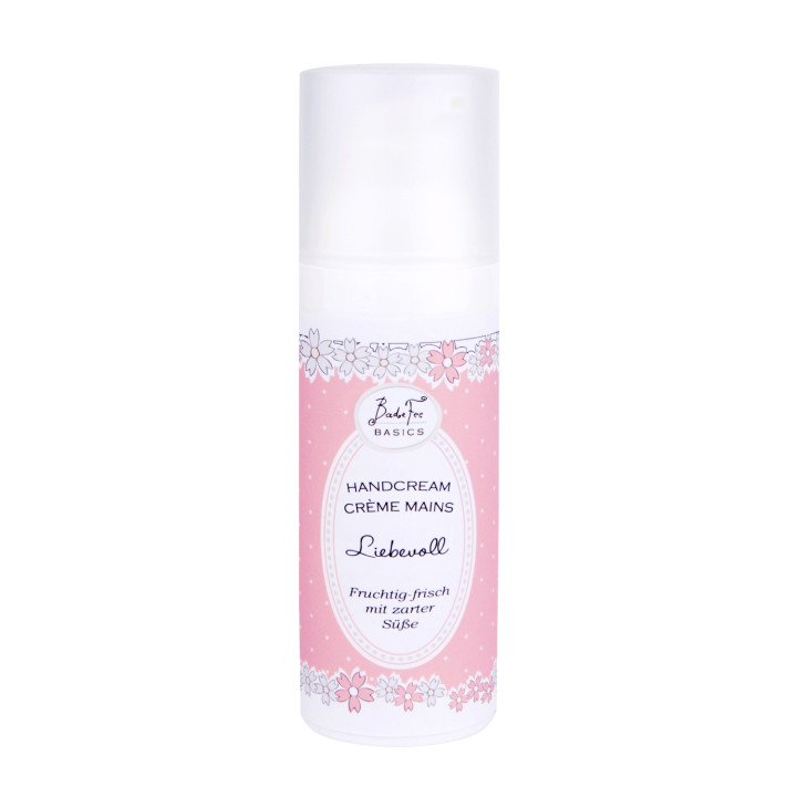 Crème mains 50ml BASICS, senteur Fraise/Rhubarbe
