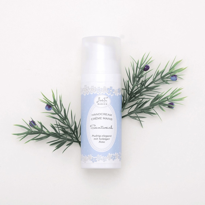 Crème mains 50ml BASICS, senteur Agrumes/Jasmin/Bois de santal &Ambre