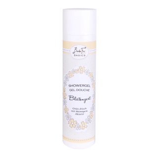 Gel douche 250ml BASICS, senteur Thé vert/Fleurs des prés d'été/Pomme