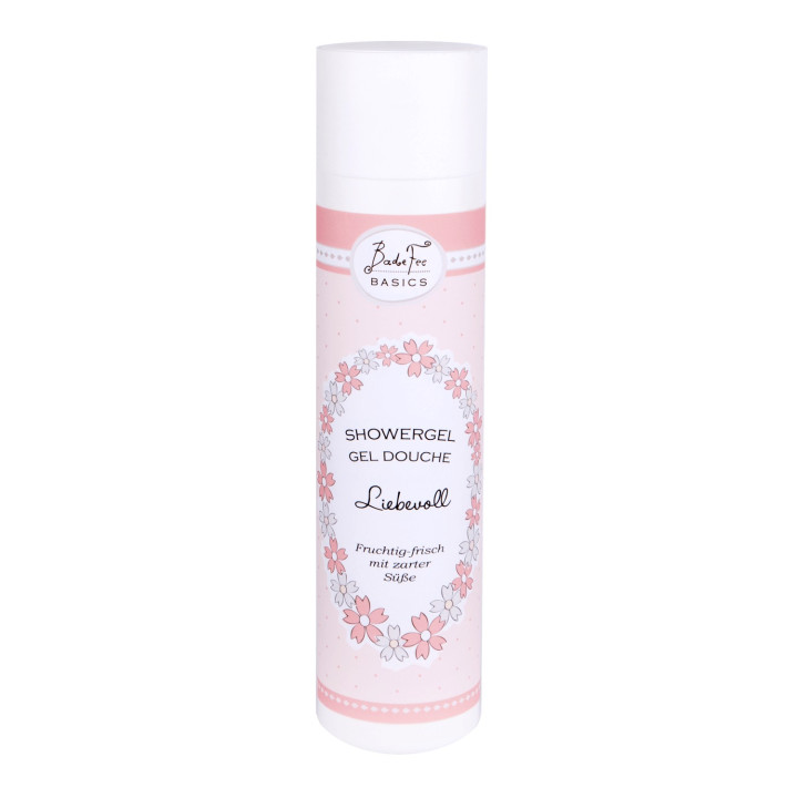 Gel douche 250ml BASICS, senteur Fraise/Rhubarbe